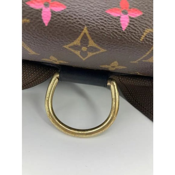 OOAK Louis Vuitton Hand Painted Leather Wrapped Montsouris GM Backpack - Picture 11 of 16